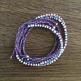Peruvian Wrap Bracelet - Purple